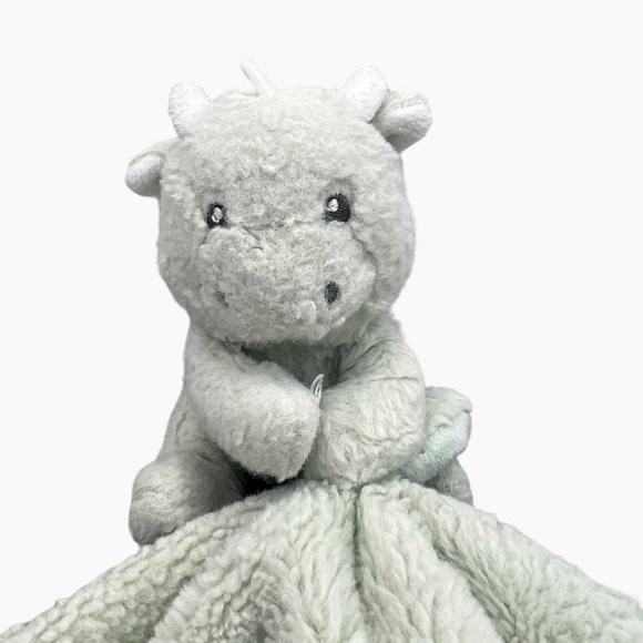 Kelly Toys Green Dinosaur Lovely Tiny Soother Blanket Cuddle - Picture 1 of 12